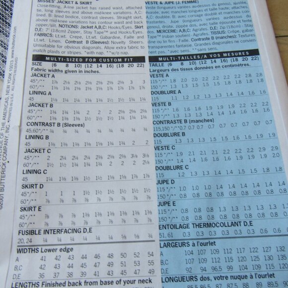 Sewing Patterns, Butterick,Dresses,sz.18-22 - Picture 4 of 8